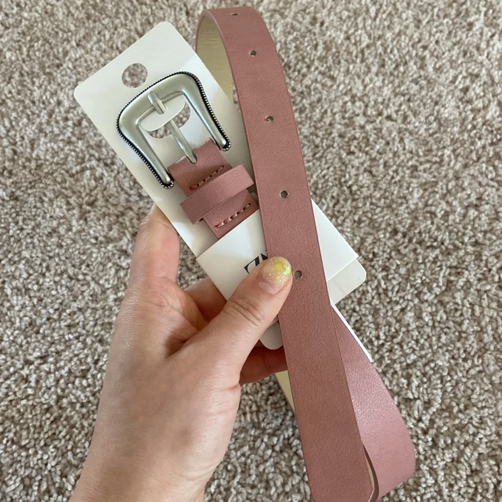 Zara kids faux leather belt. 6-9 yrs